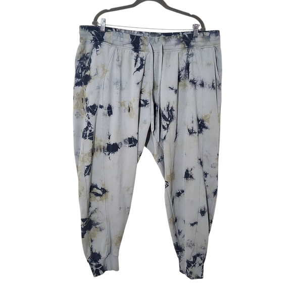 Zelos Gray Tie-Dye Joggers Size 3X Women's Gray Tie-Dye Joggers - Picture 1 of 7